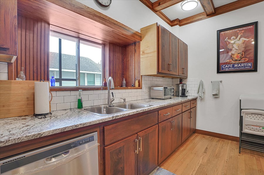 Kitchen and dining.