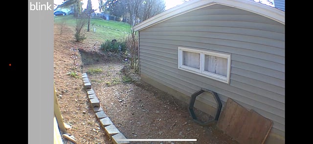 Blink East side yard view