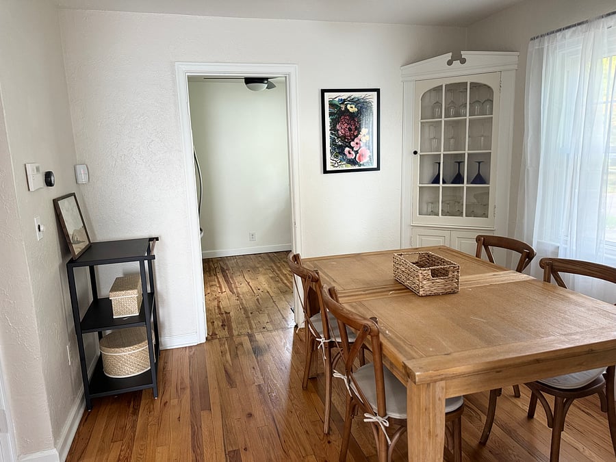 Lots of space to eat in the dining room