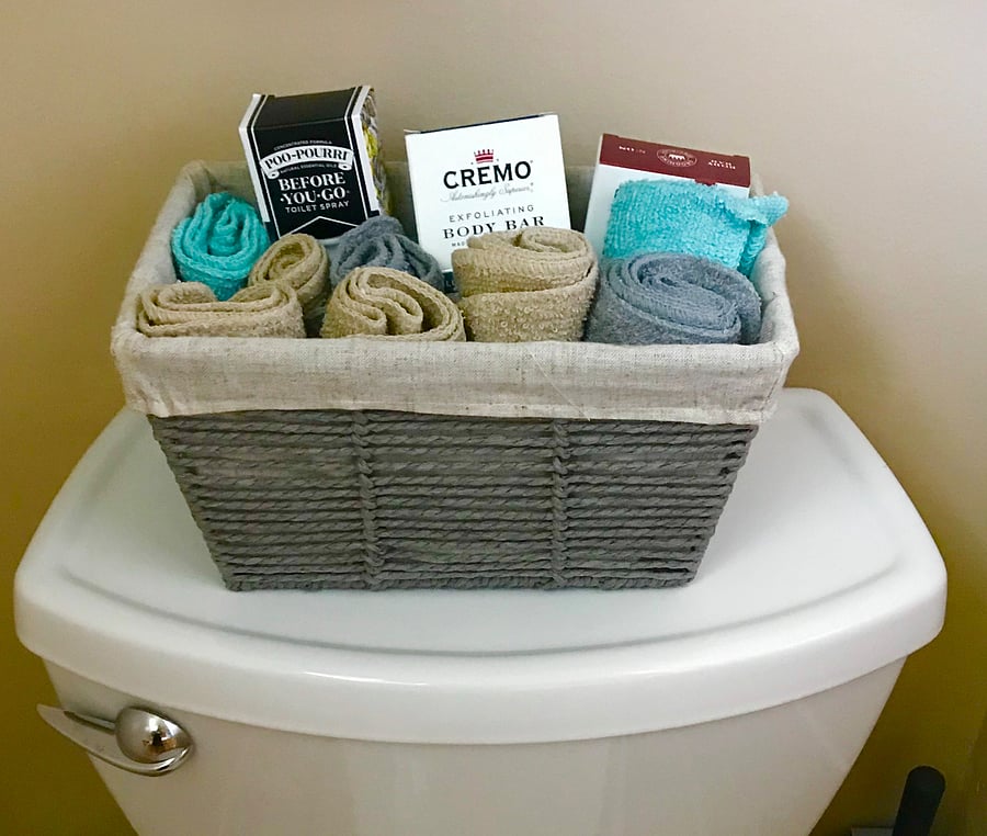 Shower and bathroom toiletries!