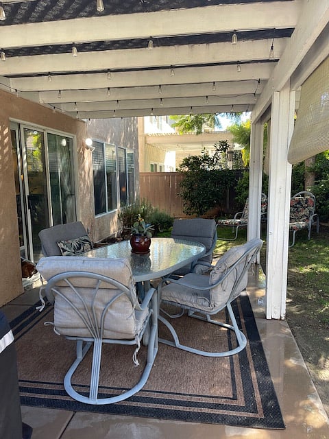 back yard