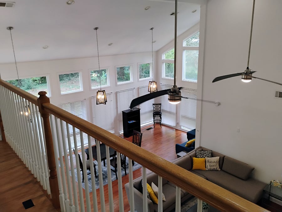 View from upstairs 