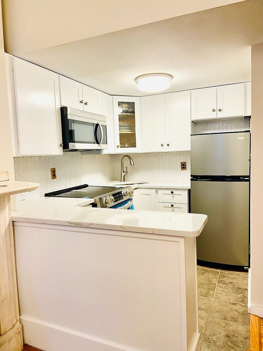 Renovated kitchen with new appliances