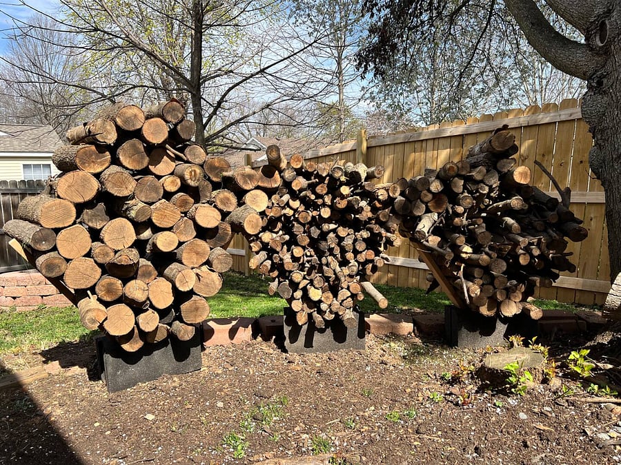 The Firewood is on us! Conveniently located steps from the chiminea and fire pit(s)
