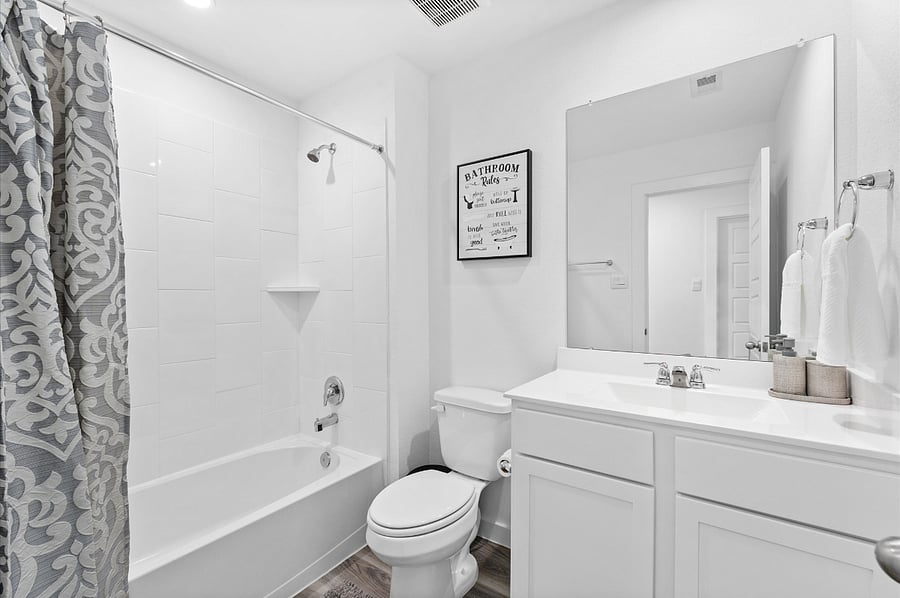 Shared bathroom