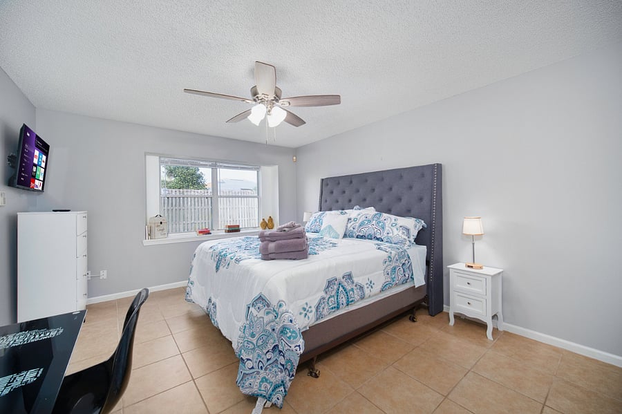 master bedroom - king bed