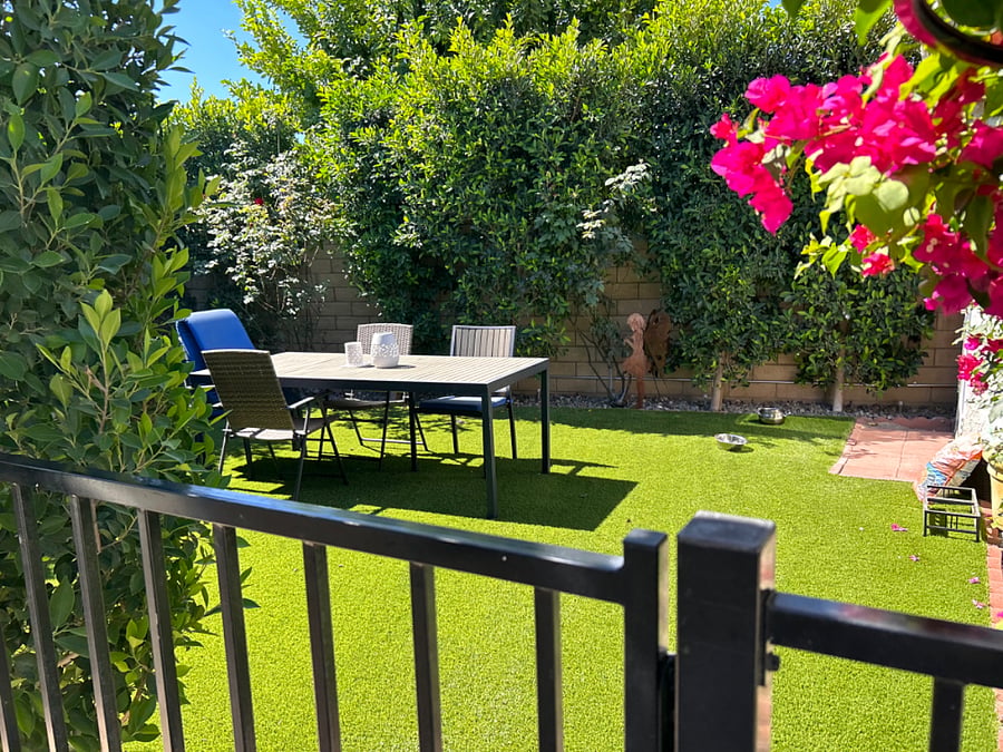 Dine outside or enjoy your morning cup of coffee with a nice breeze!