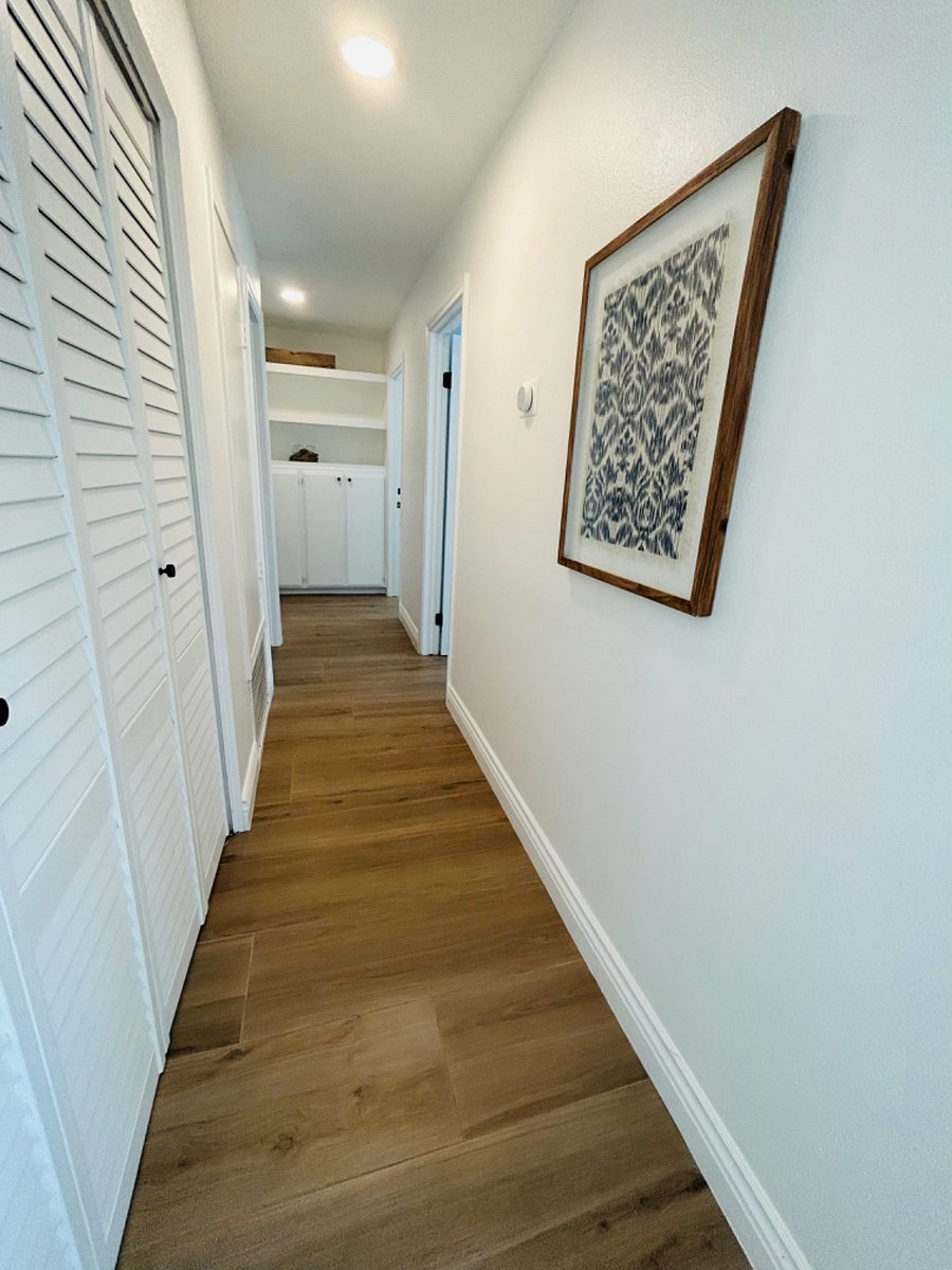 Washer and dryer near main bedrooms