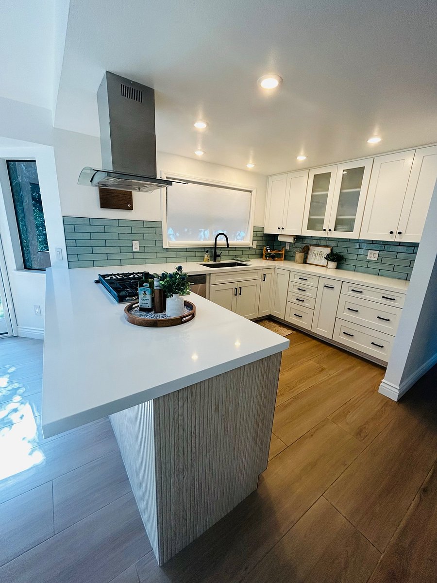 Updated kitchen with gas appliances and plenty of cookware and spices for amazing food prep