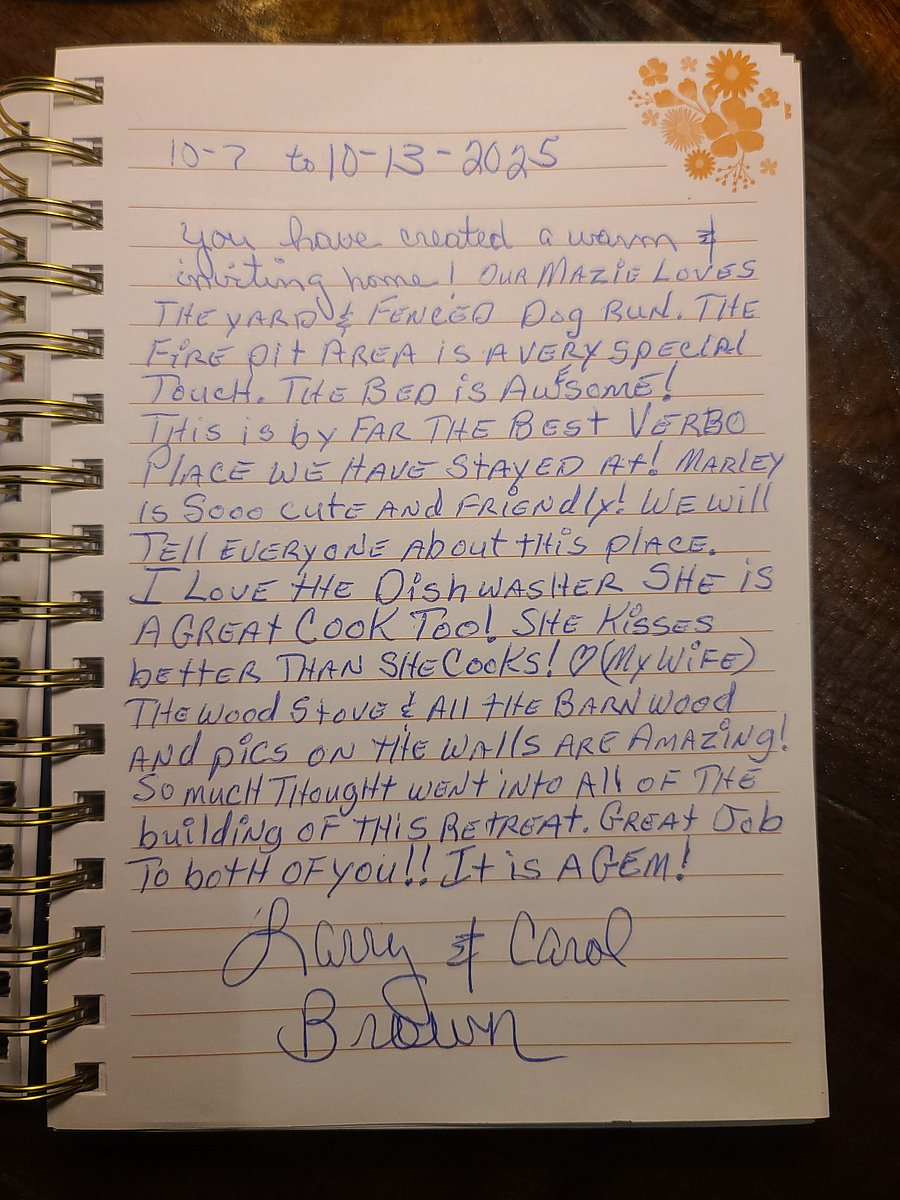 Guest journal entry
