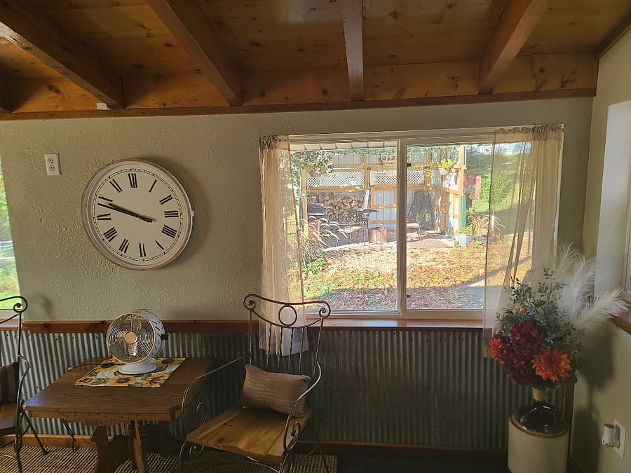 View of patio from unit 4 seasons room