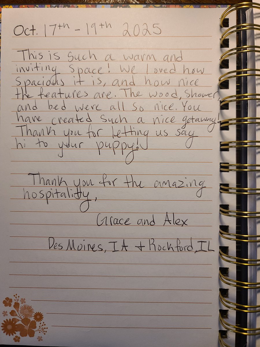 Guest journal entry