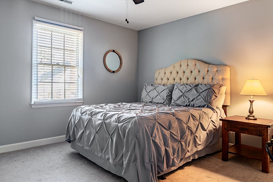 Second Queen Bedroom located on the second floor.  Also with Blackout Curtains. 