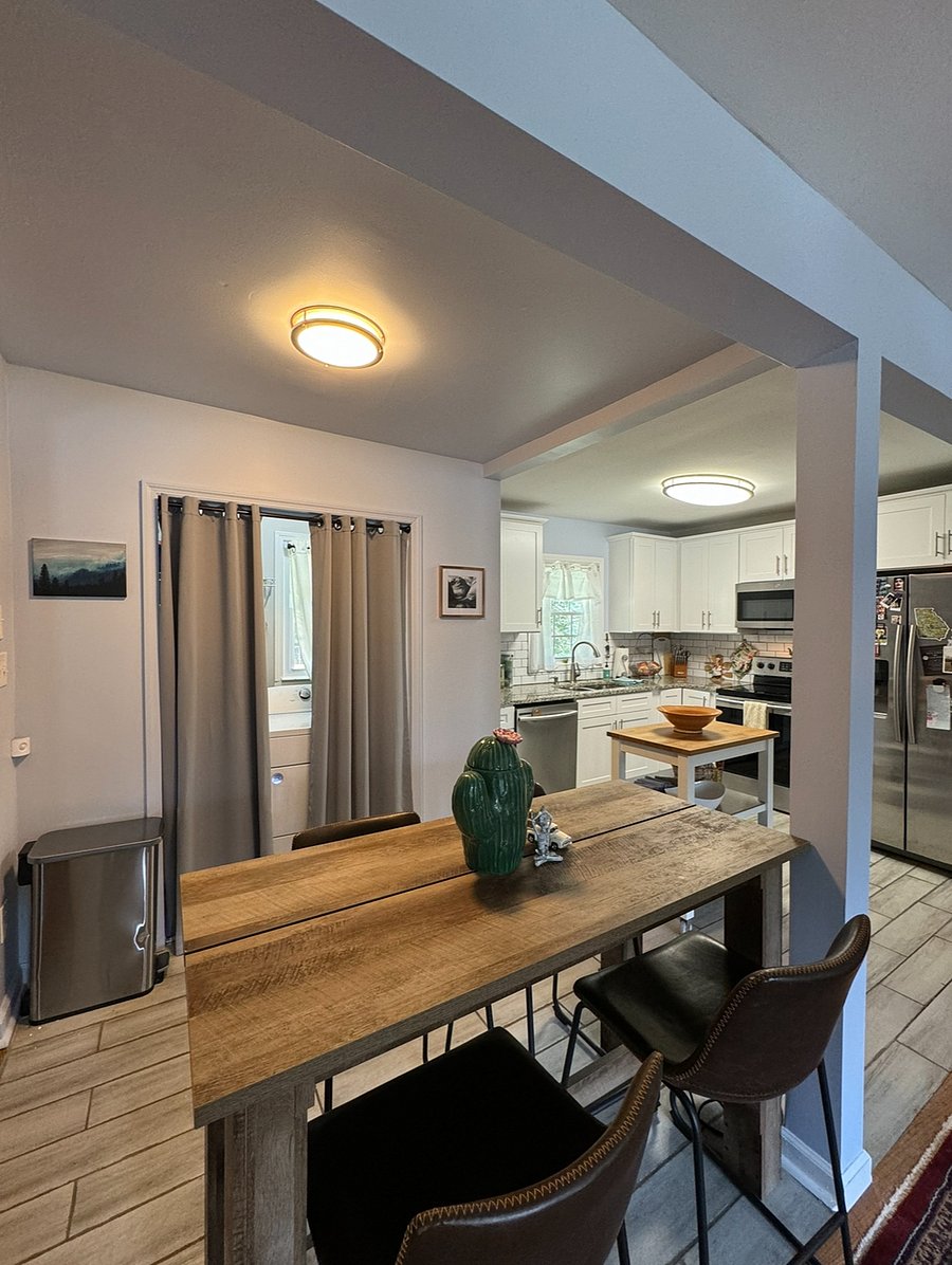 Laundry and dining table