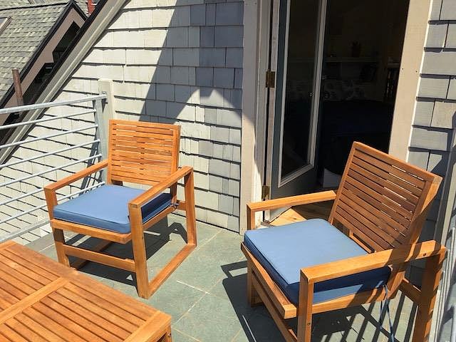 Balcony off of first bedroom