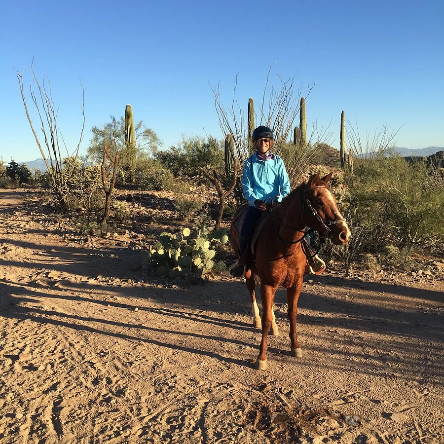 Horsing around nearby