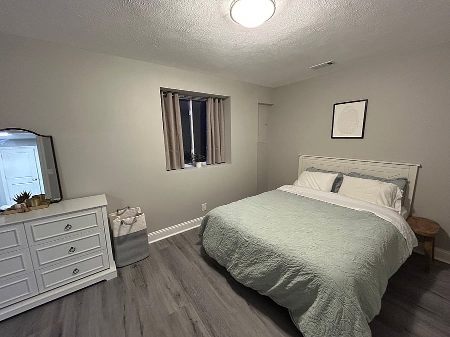 Bedroom #4 - Basement bedroom with egress window