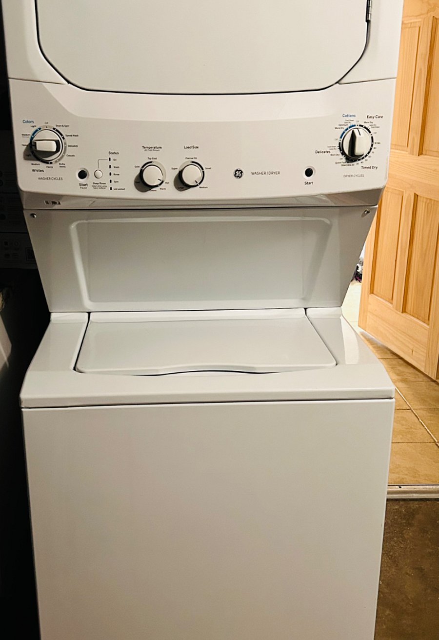 Stacked Washer and Dryer 