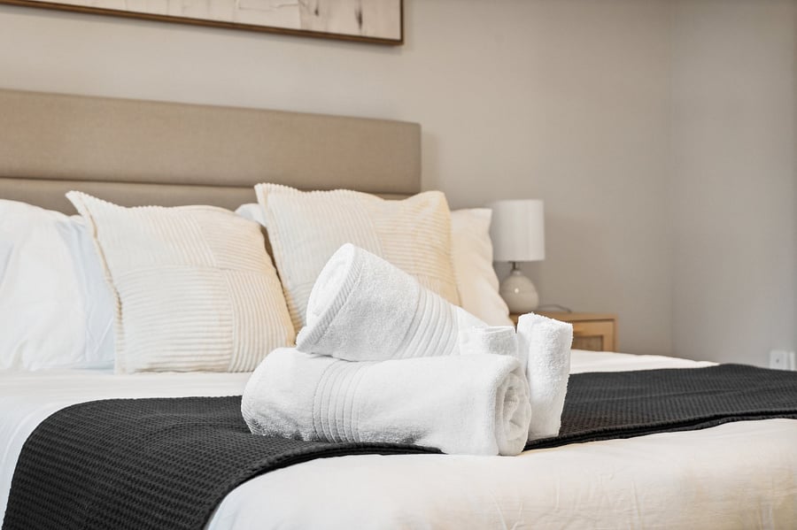 Towels provided for your stay