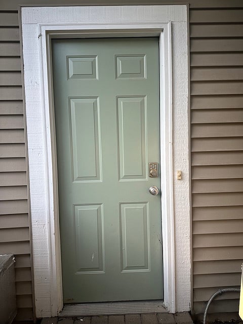 Private entry with key code