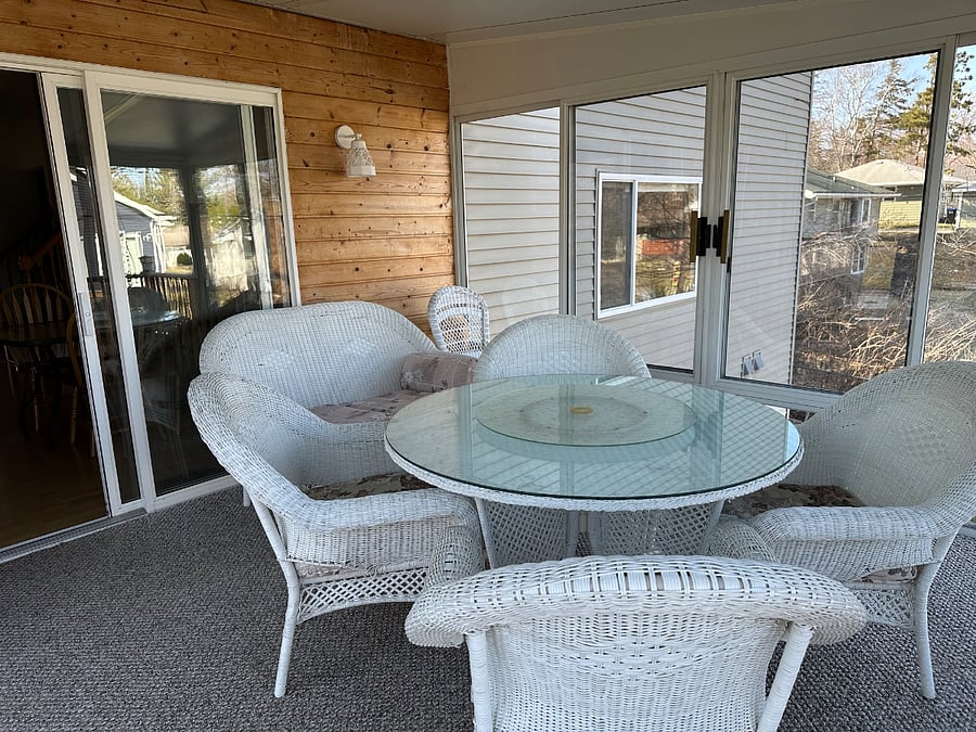 Main floor sunroom.
