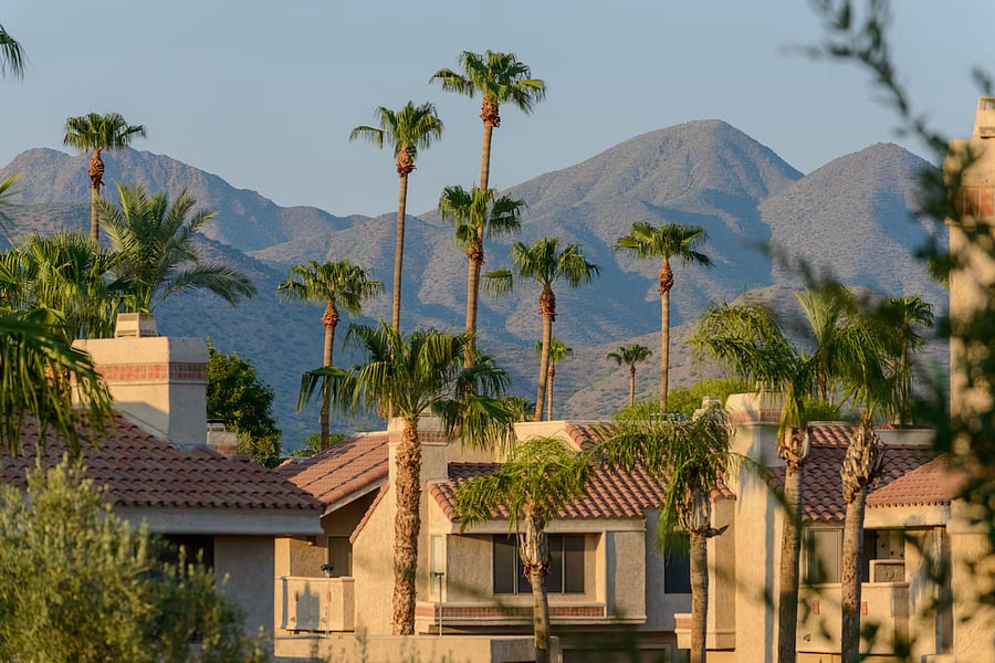 View of Mountains from the Patio