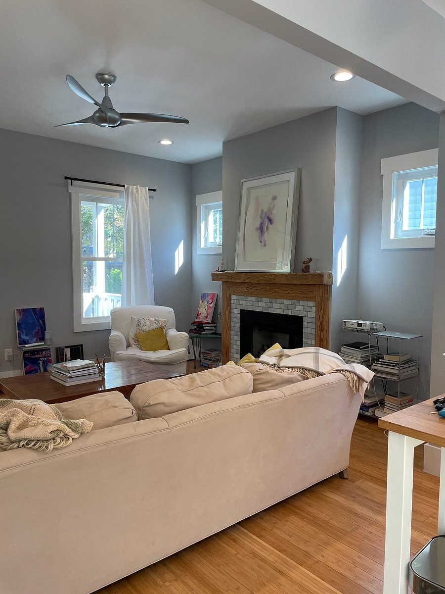 gas fireplace in living room
