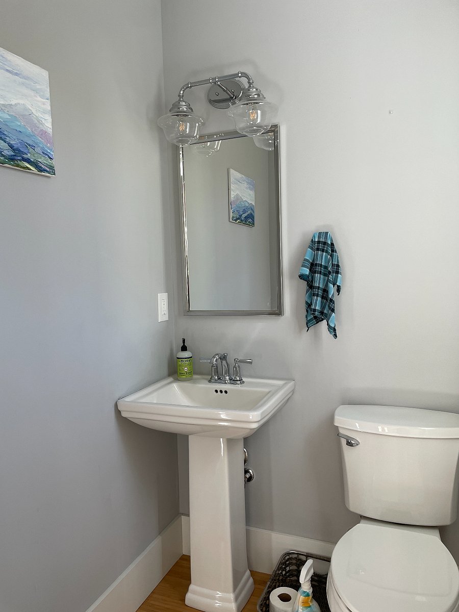 half bath on living floor