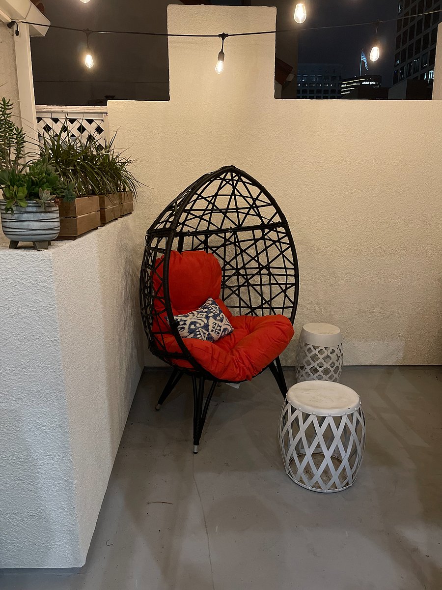 balcony area