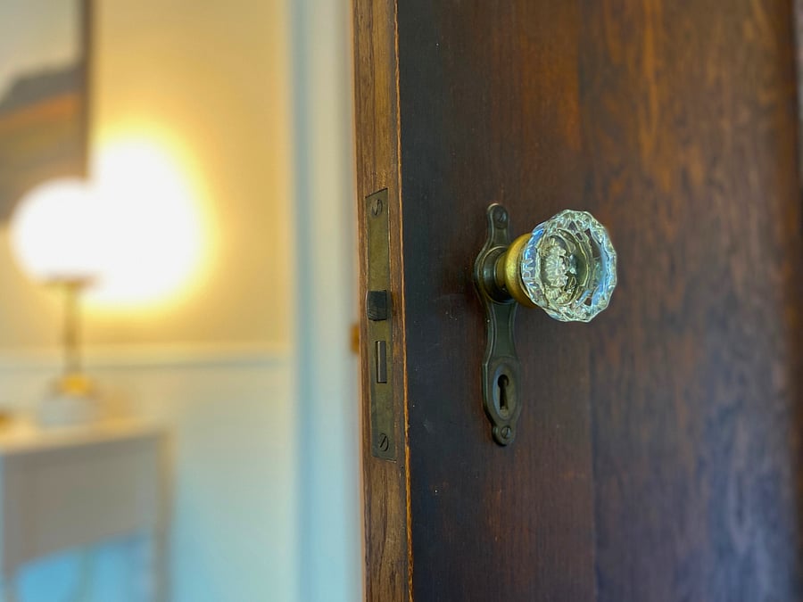 Antique door handles