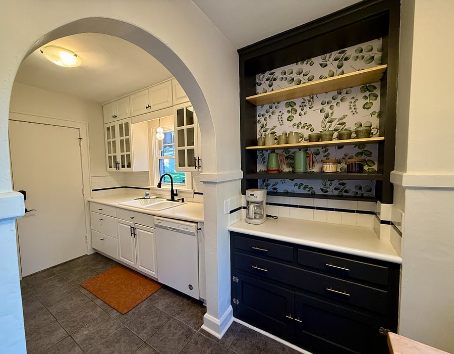 Kitchen and Coffee Station