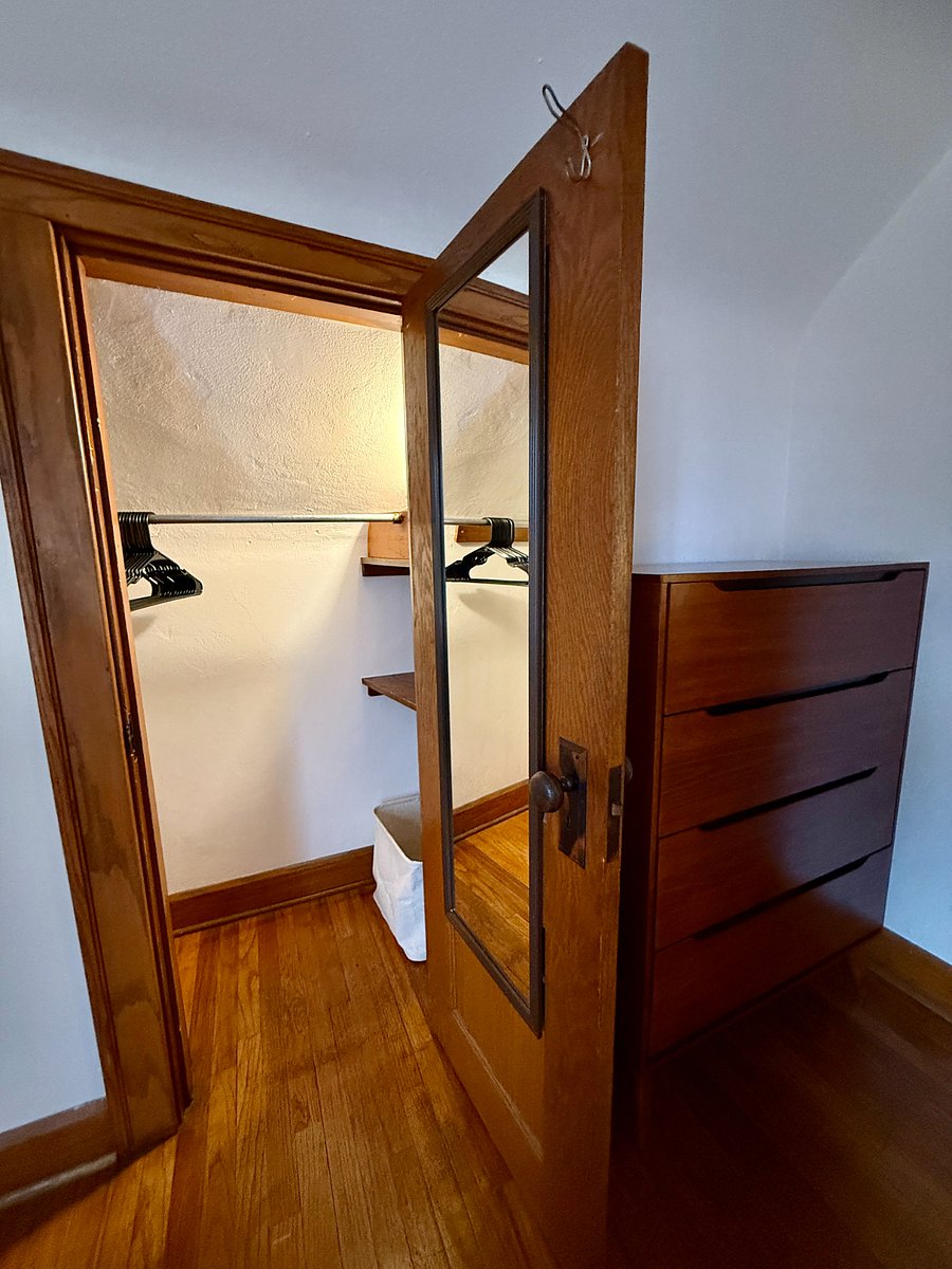 Lots of storage closets throughout the unit. Plus a full size dresser in the bedroom.