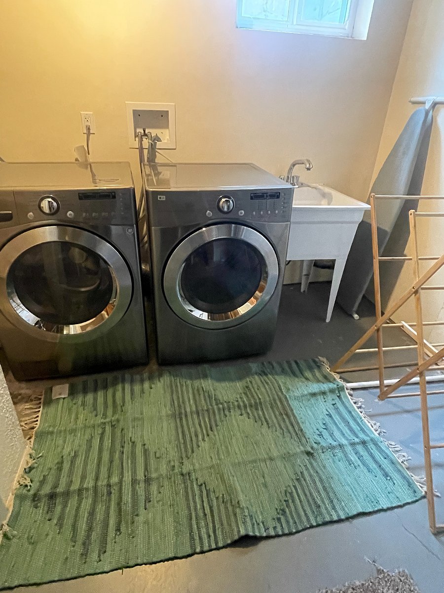 Full washer and dryer in laundry room