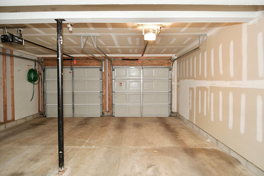 2 car attached garage