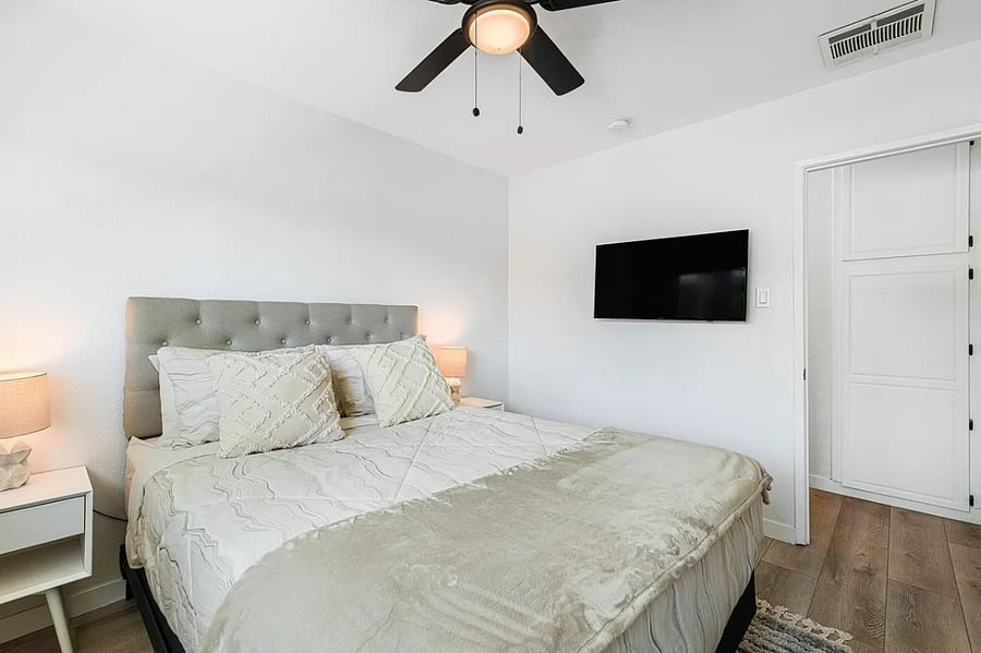 A cozy and quiet space, perfect for guests or family members.