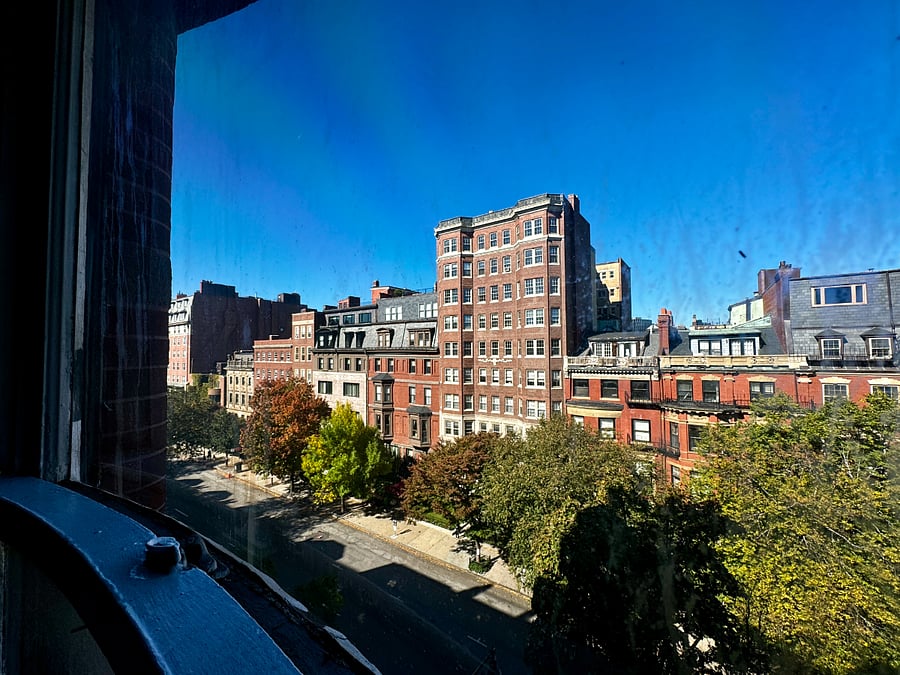 View from living room window