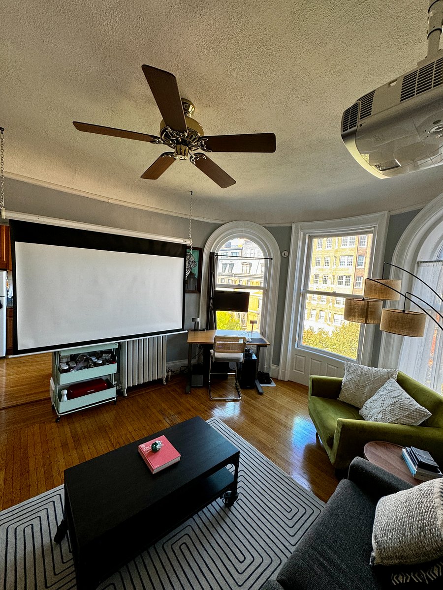 Projector set up.
