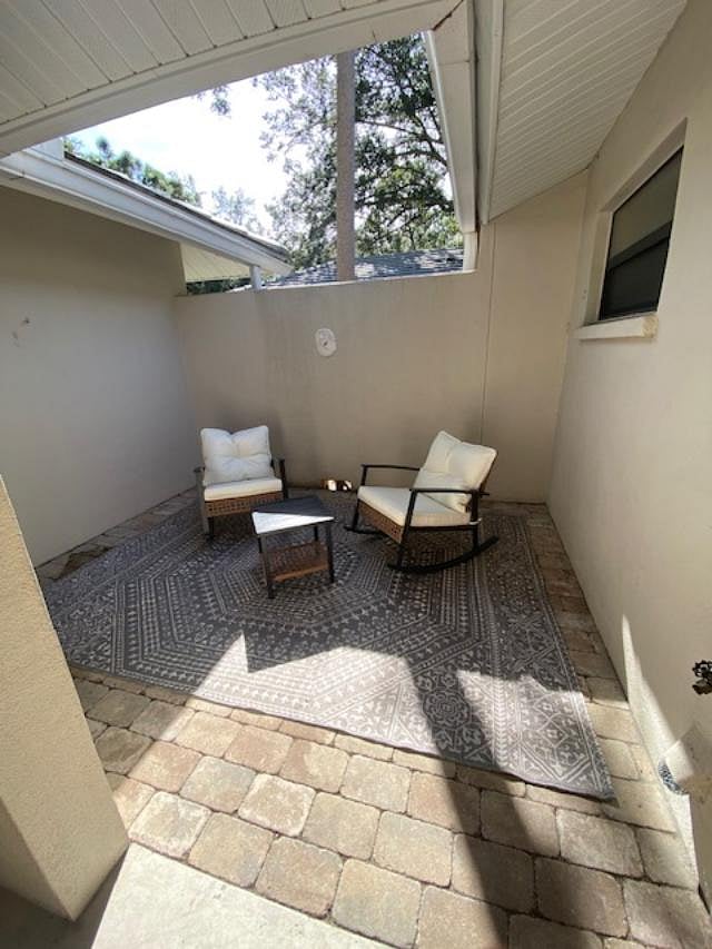 Screened Courtyard