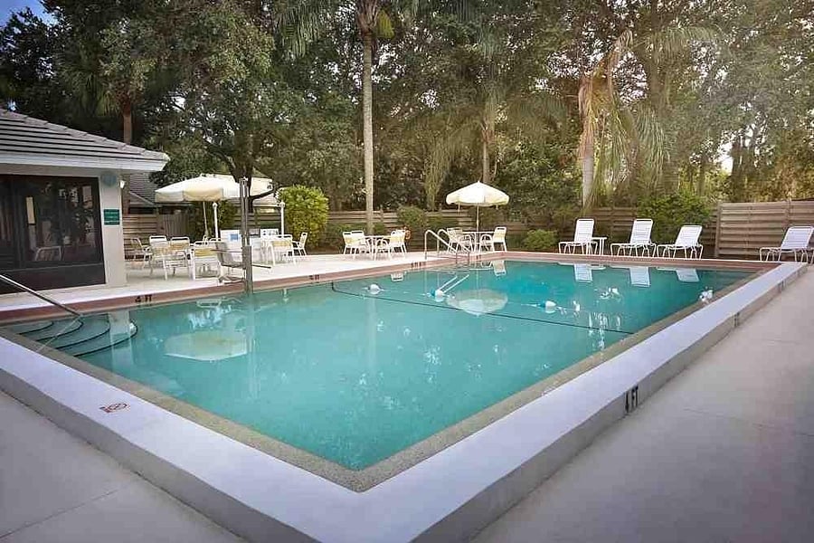 Community Pool steps away from the Villa