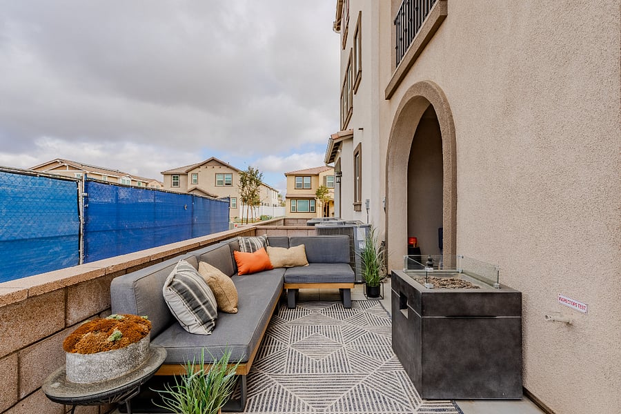 Front of the property | Patio | Seating for 4 | Dining for 2 | Outdoor fire pit