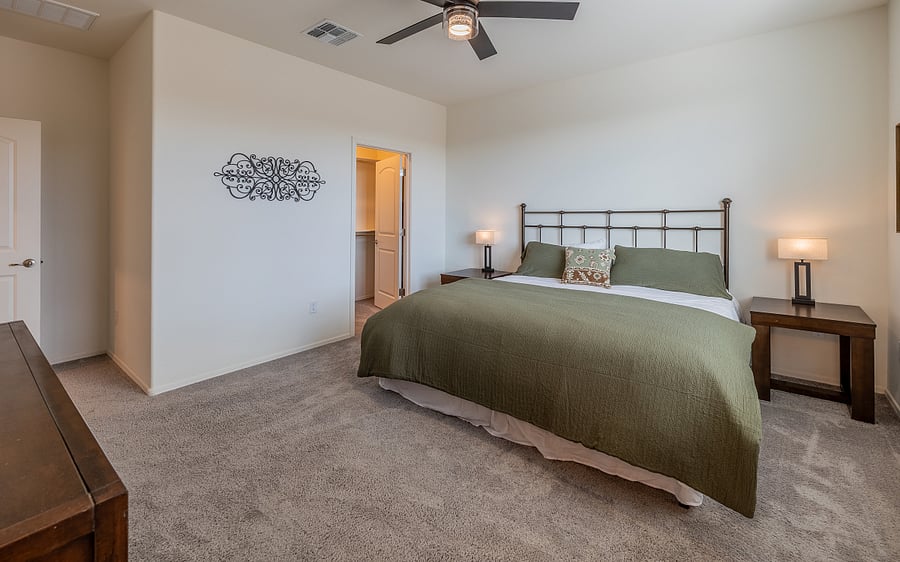 Primary Bedroom King Bed w Walk In Closet