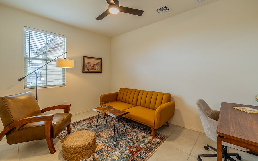 Den/Office with Designated Desk