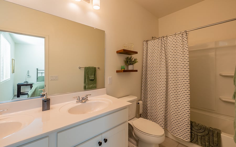 Primary Bathroom with Dual Sinks