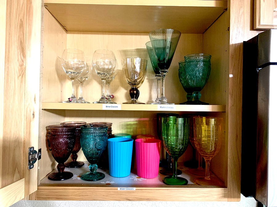 Wine glasses, Water Glasses, Water cups, Martini Glasses