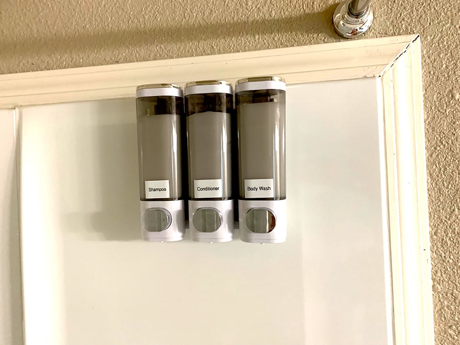 Shampoo, conditioner, body wash