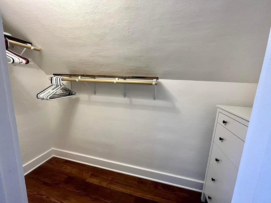1st bedroom closet.
