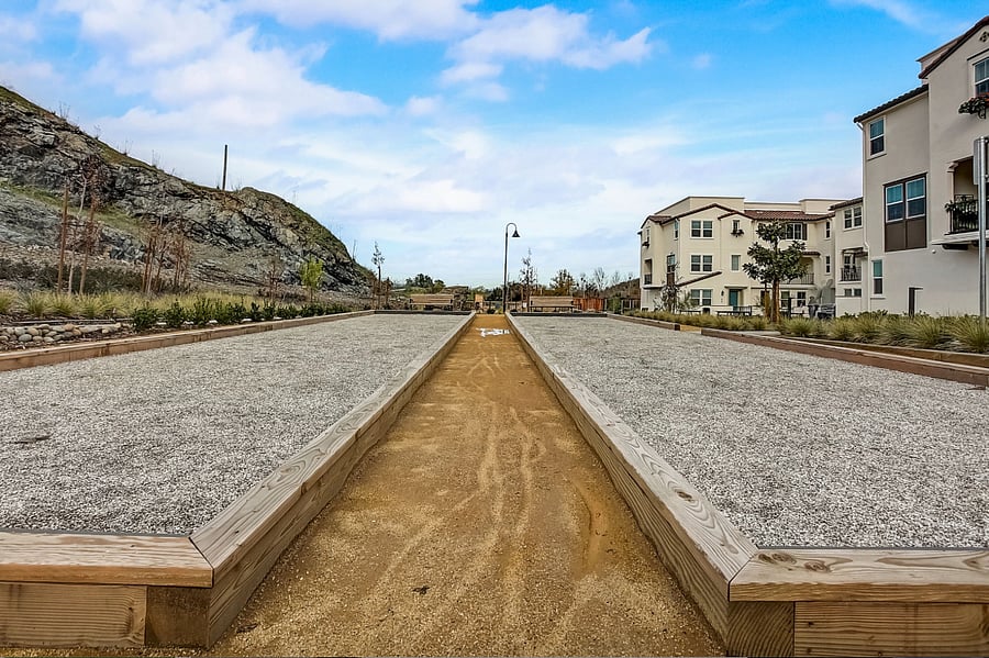 Bocce ball courts