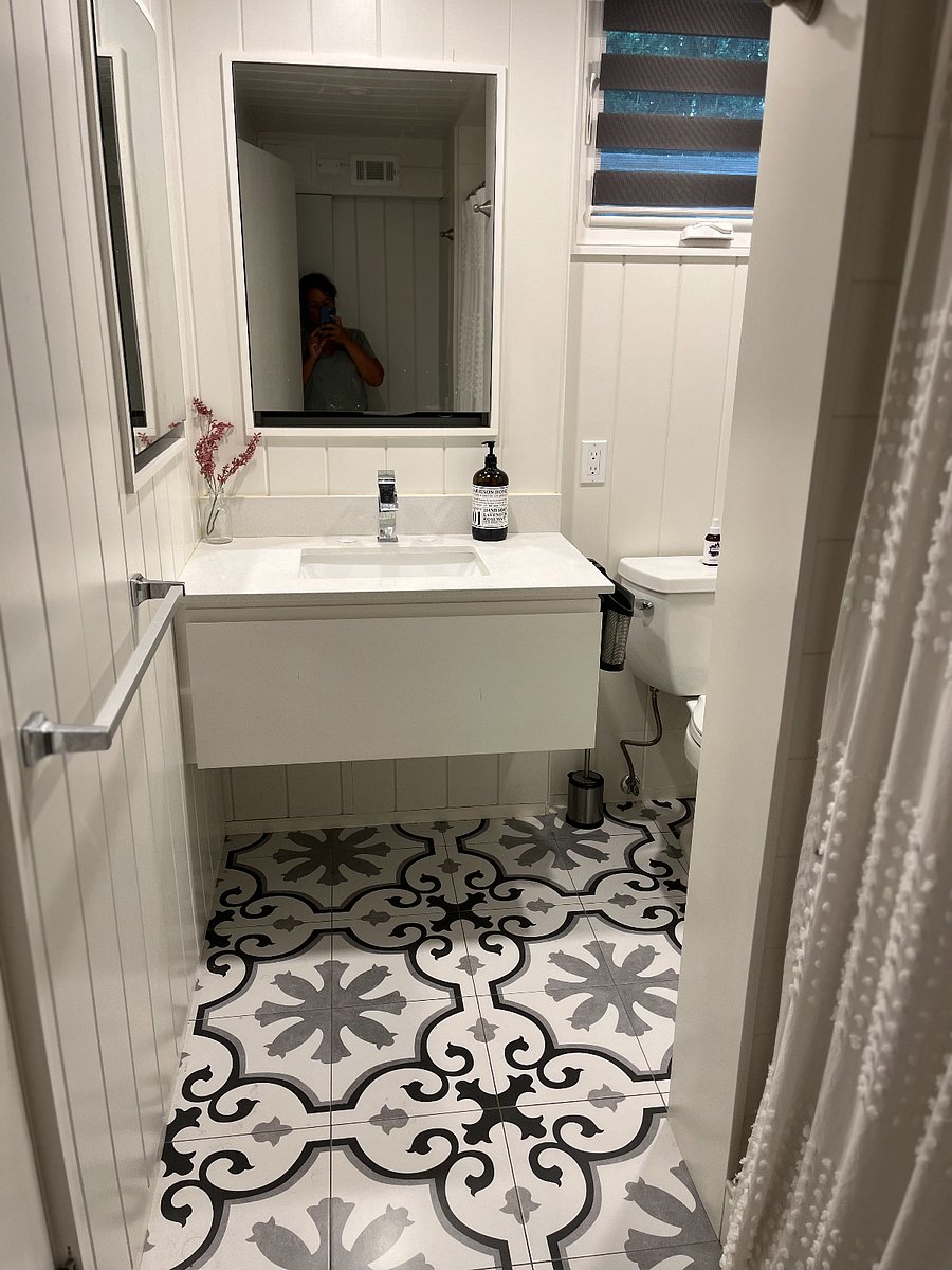 Bathroom with stand up shower