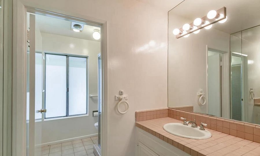 *Downstairs bdrm (13x13, full bath) avail. NOW, 6-mo. min @ $1900. Shower is private for room. Toilet and sink shared in common living areas downstairs.