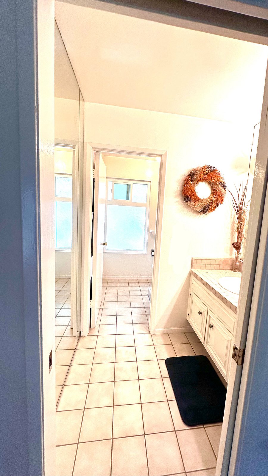 *Downstairs bdrm (13x13, full bath) avail. NOW, 6-mo. min @ $1900. Shower is private for room. Toilet and sink shared in common living areas downstairs.